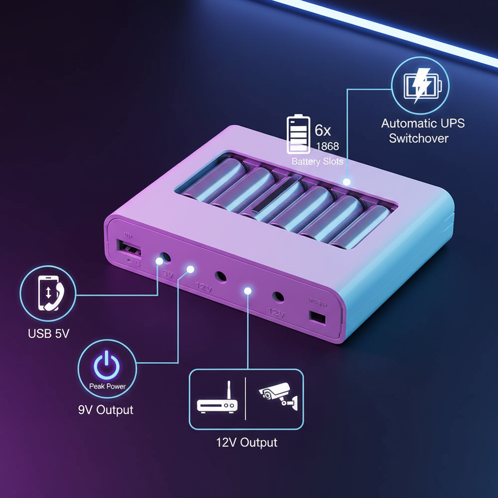 Multi-voltage outputs and UPS features