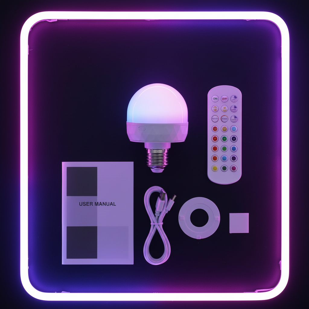 Whats Included Neon Frame